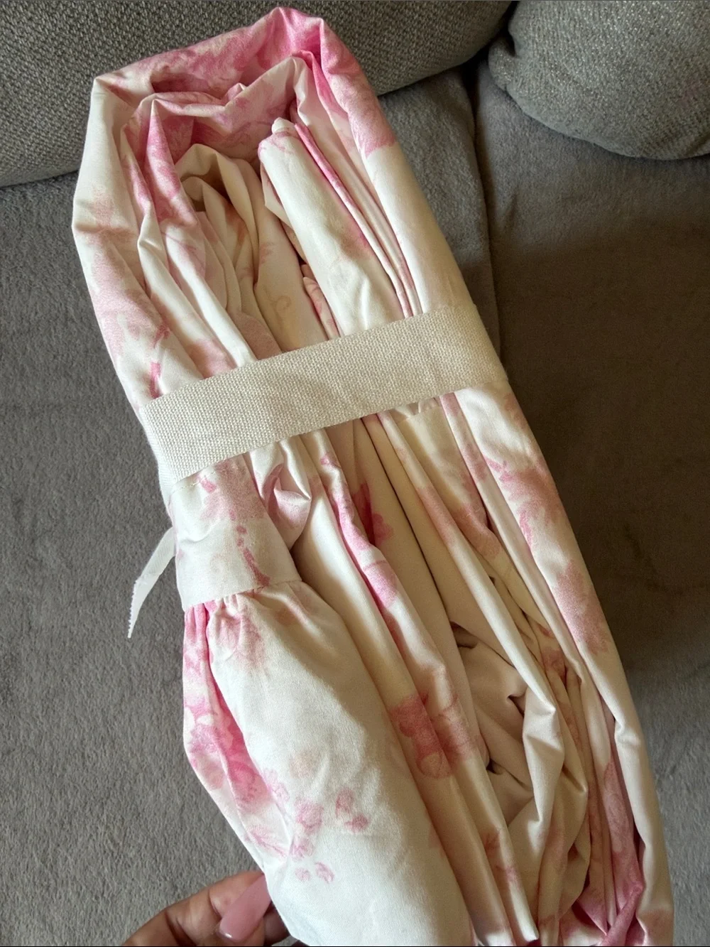 NWT Pottery Barn LoveShackFancy Pink La Vie en Rose Ruffle Sheet Set Queen